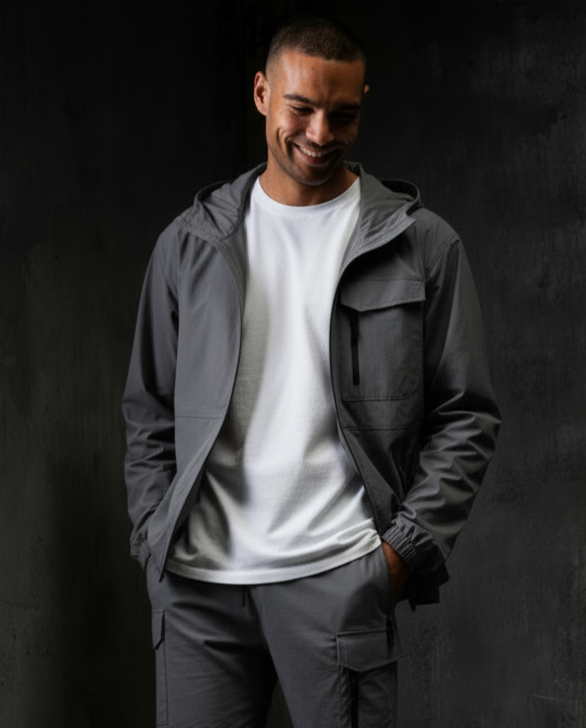 RAPTOR JACKET - CHARCOAL – Beck and Hersey