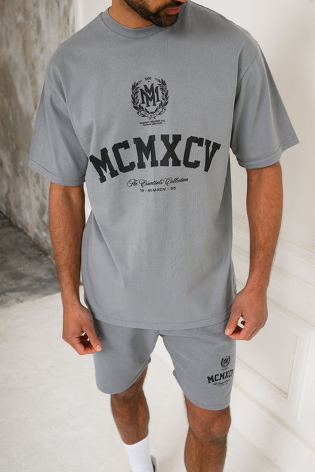 VERTEX T-SHIRT - LAVA GREY