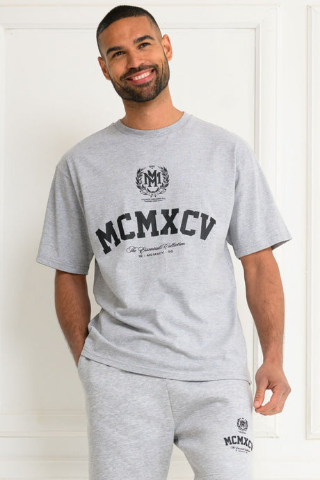 VERTEX T-SHIRT - GREY MARL