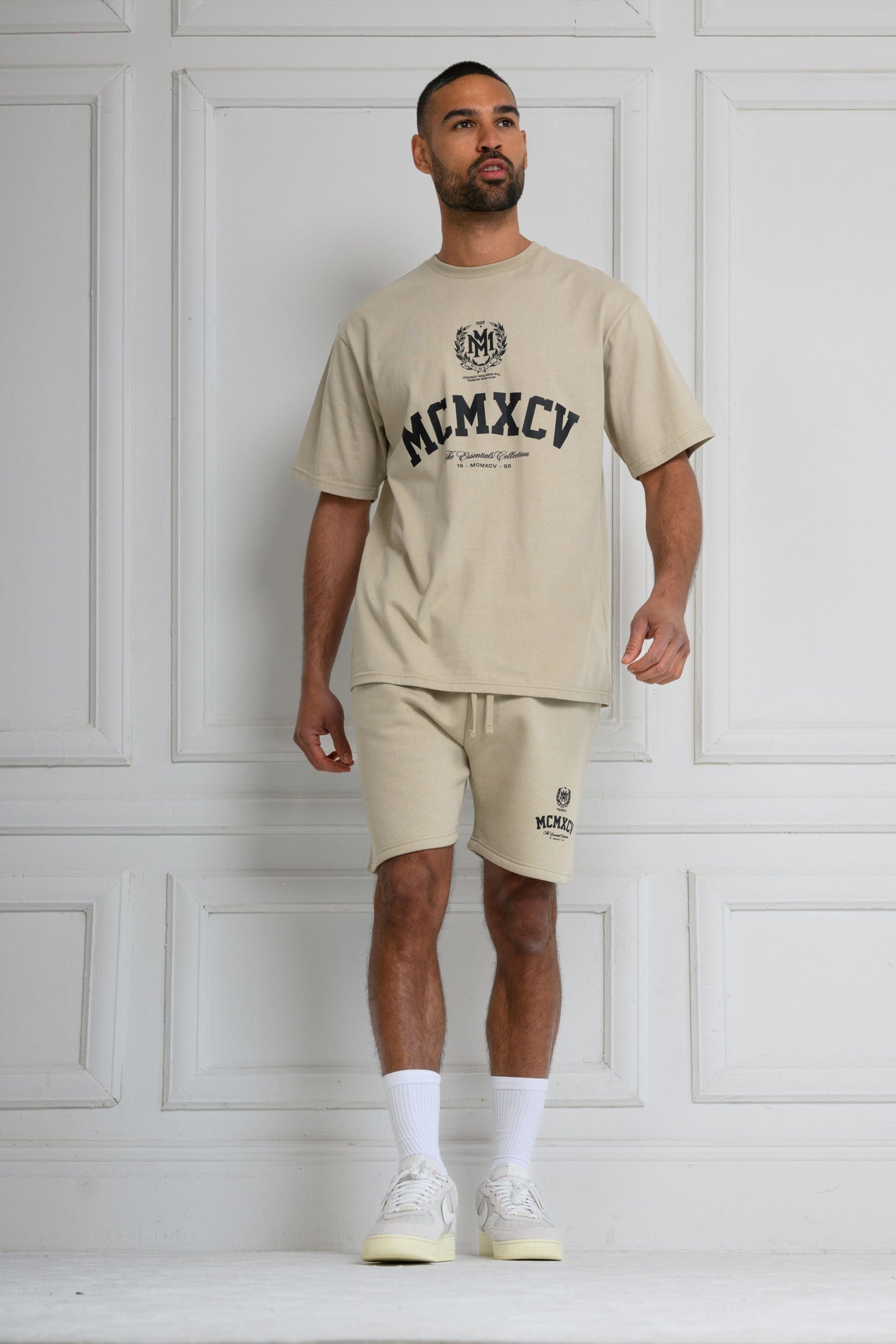 VERTEX T-SHIRT & SHORT SET - OAT