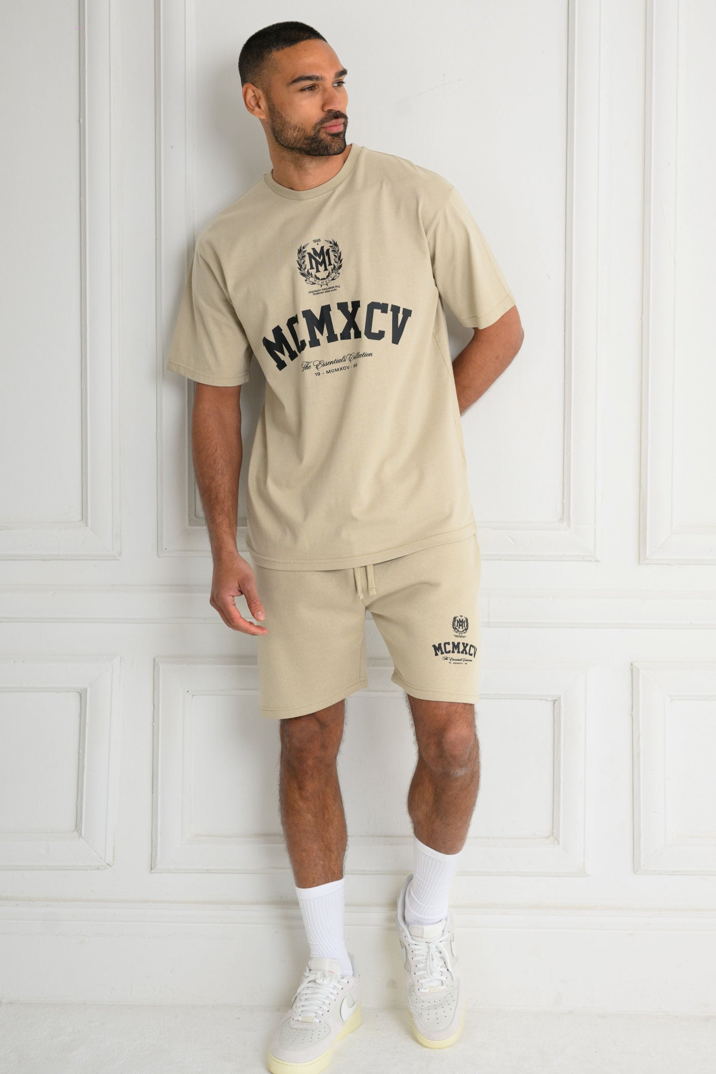 VERTEX T-SHIRT & SHORT SET - OAT