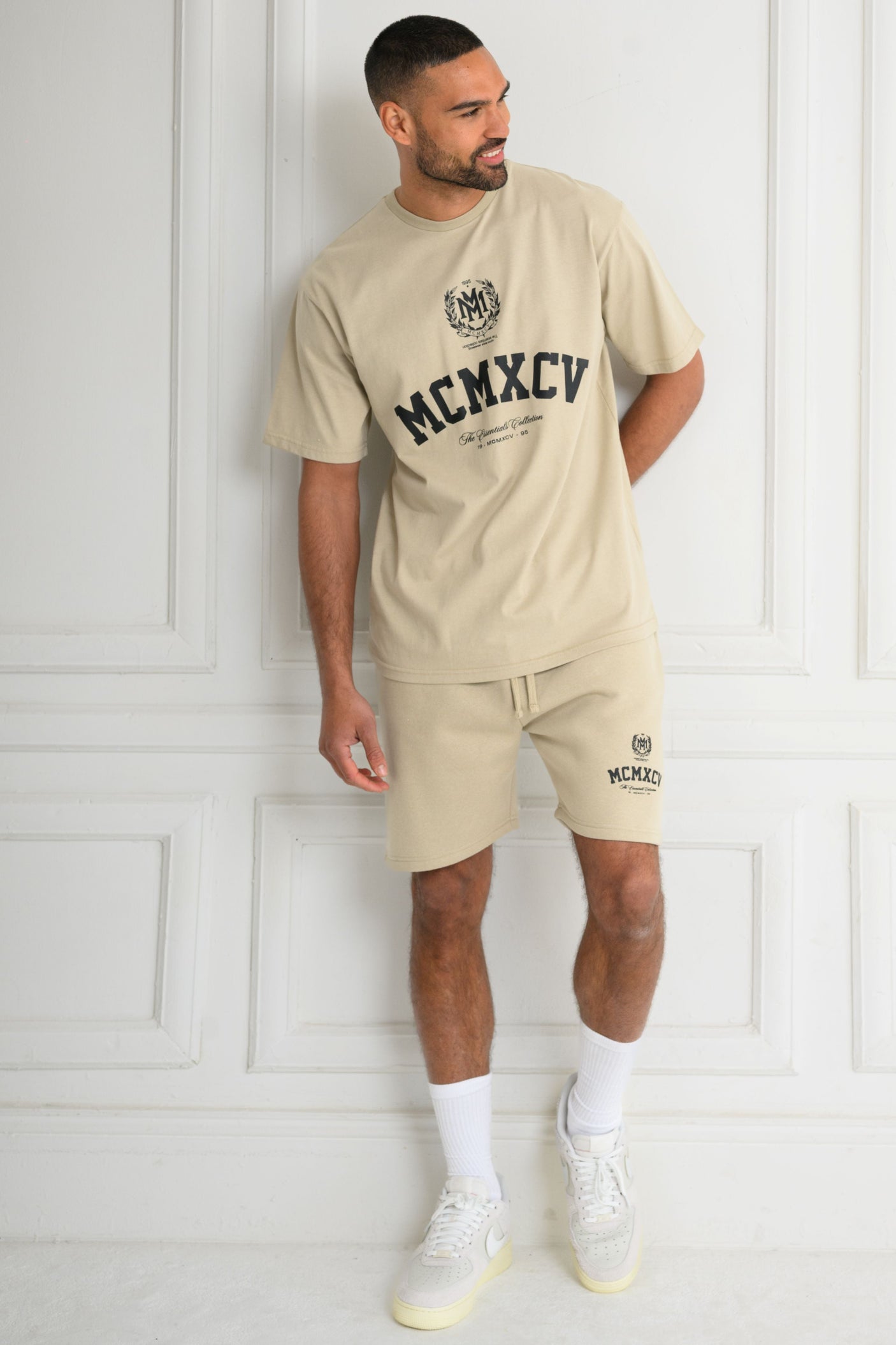 VERTEX T-SHIRT & SHORT SET - OAT