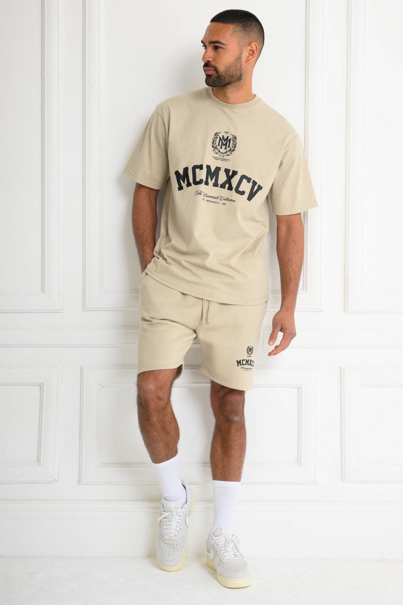 VERTEX T-SHIRT & SHORT SET - OAT