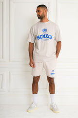 VERTEX T-SHIRT & SHORT SET - OFF WHITE