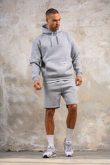 APOLLO HOODY TEE & SHORT SET - ICE BLUE