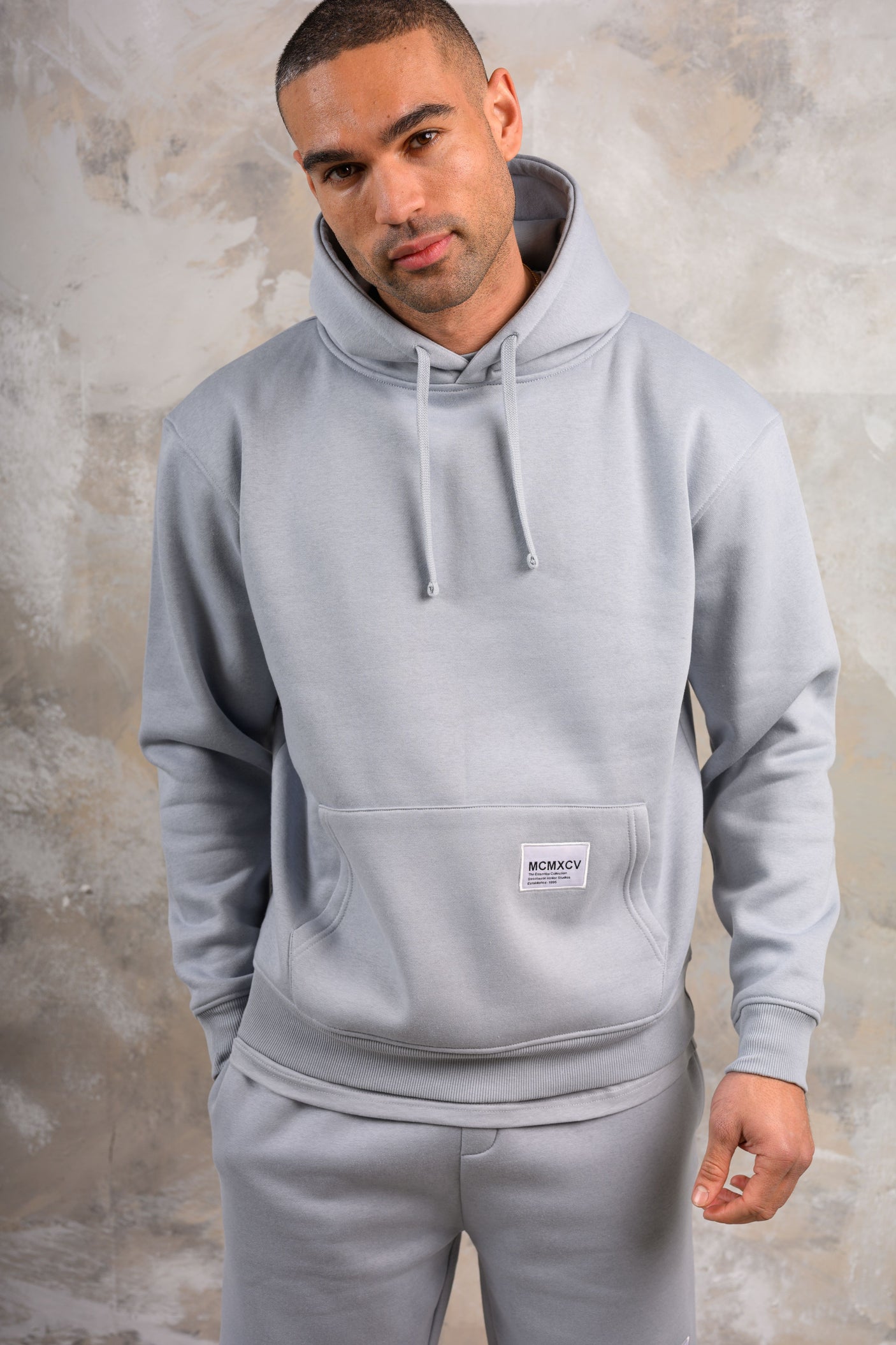 APOLLO HOODY TEE & SHORT SET - ICE BLUE