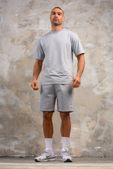 APOLLO HOODY TEE & SHORT SET - ICE BLUE