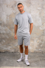 APOLLO HOODY TEE & SHORT SET - ICE BLUE