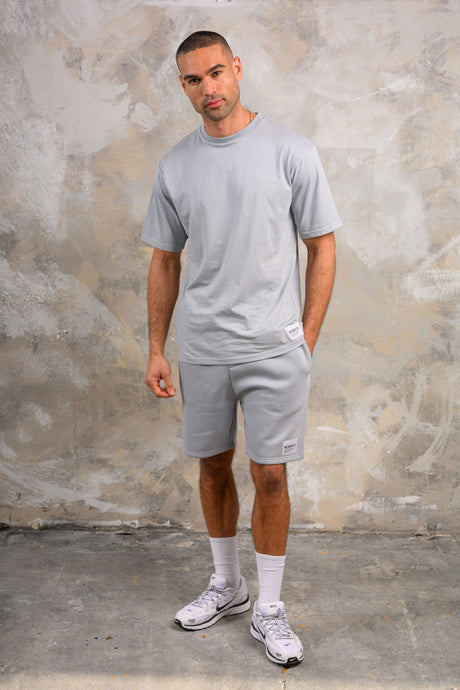 APOLLO HOODY TEE & SHORT SET - ICE BLUE
