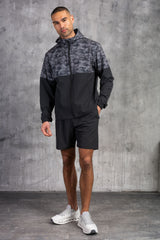 ARMOUR WINDBREAKER JACKET & SHORT - GREY/BLACK