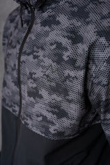 ARMOUR WINDBREAKER JACKET & SHORT - GREY/BLACK