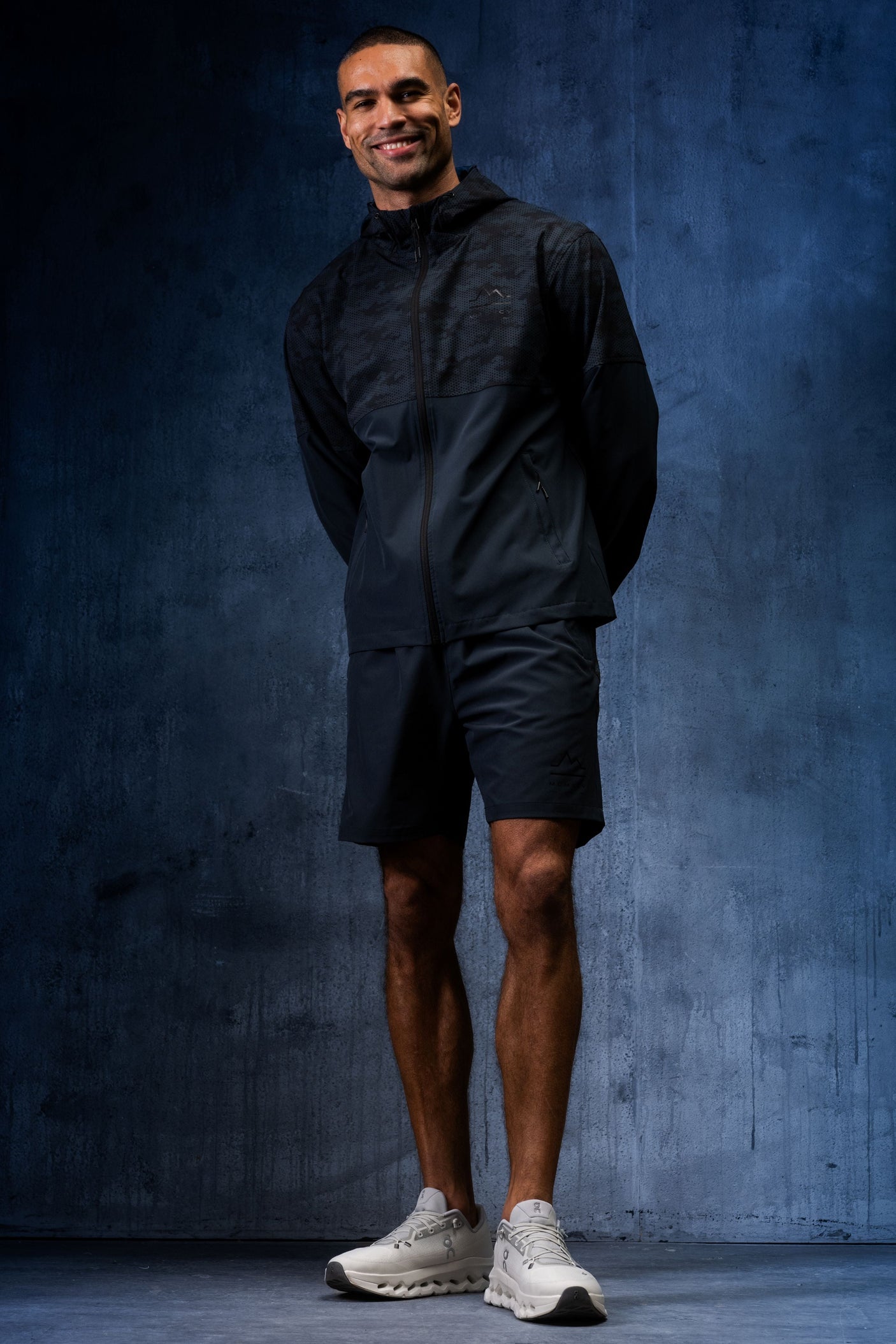 ARMOUR WINDBREAKER JACKET & SHORT - OMBRE/BLACK