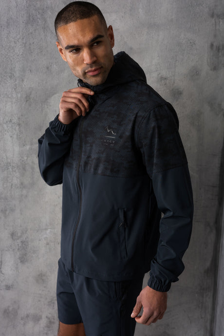 ARMOUR WINDBREAKER JACKET - OMBRE/BLACK