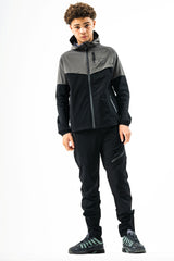 ASCENT JUNIOR TECH TRACKSUIT- CHARCOAL/BLACK