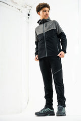 ASCENT JUNIOR TECH TRACKSUIT- CHARCOAL/BLACK