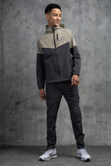 ASCENT JUNIOR TECH TRACKSUIT- GREY/DARK CHARCOAL