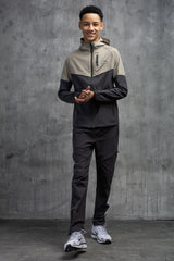 ASCENT JUNIOR TECH TRACKSUIT- GREY/DARK CHARCOAL