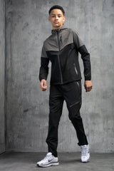 ASCENT JUNIOR TECH TRACKSUIT- CHARCOAL/BLACK
