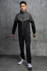 ASCENT JUNIOR TECH TRACKSUIT- CHARCOAL/BLACK