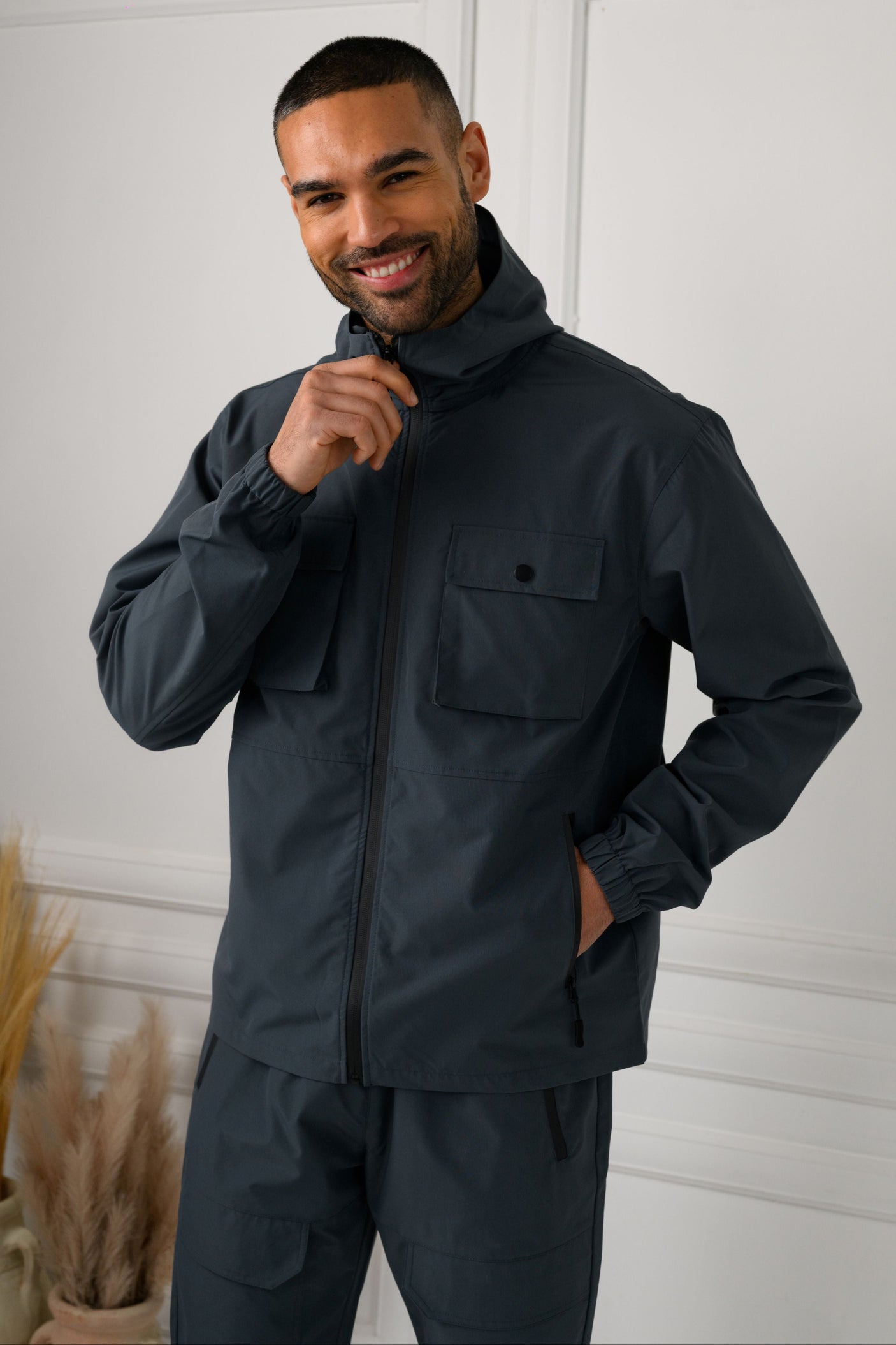 AVENTUS JACKET & PANT SET - CHARCOAL