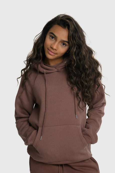 BLAIR GIRLS HOODIE  - CAPPUCCINO