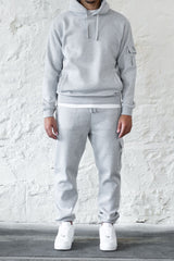BOURNE HOODIE - GREY MARL