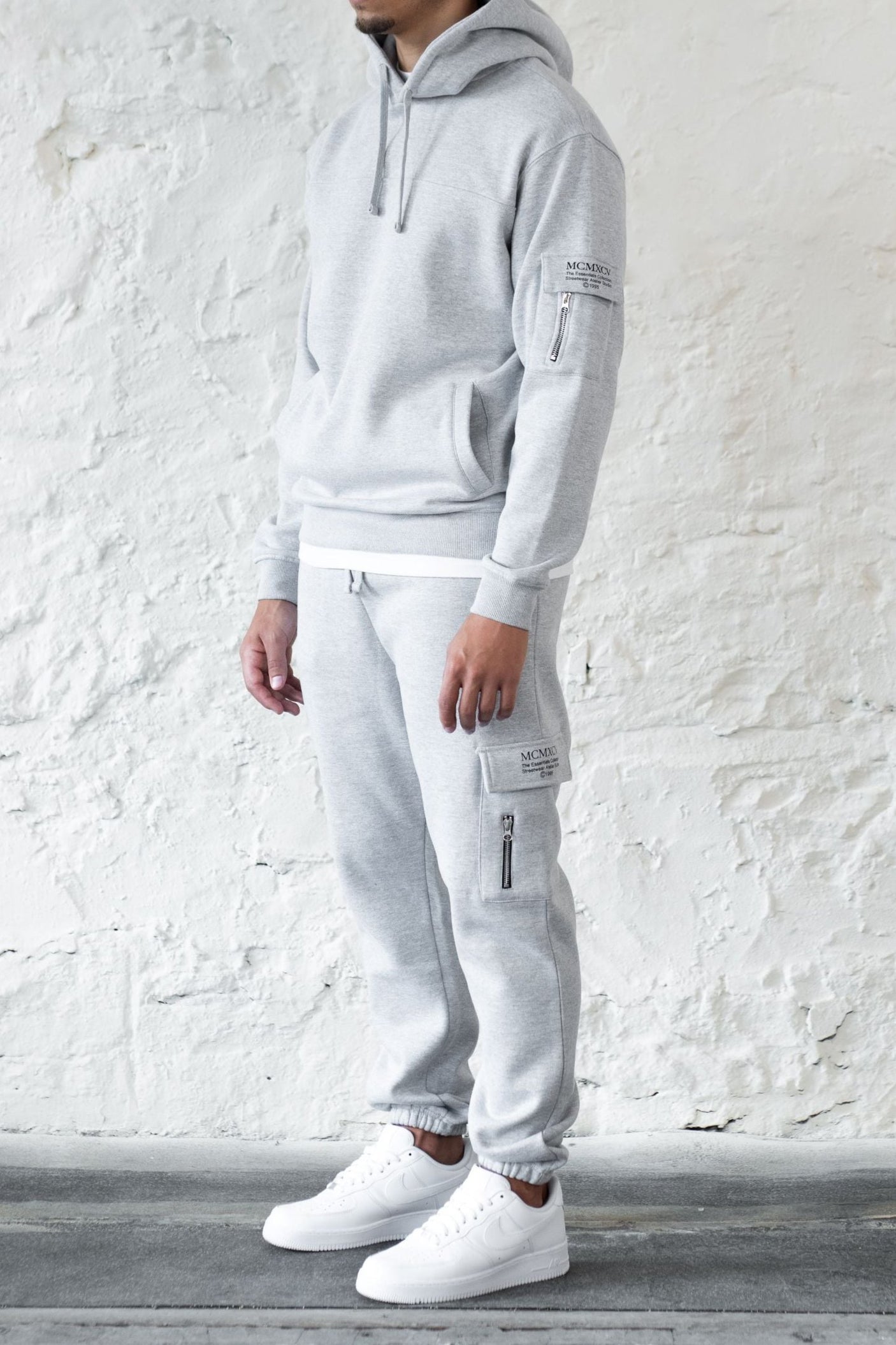 BOURNE JOGGERS - GREY MARL
