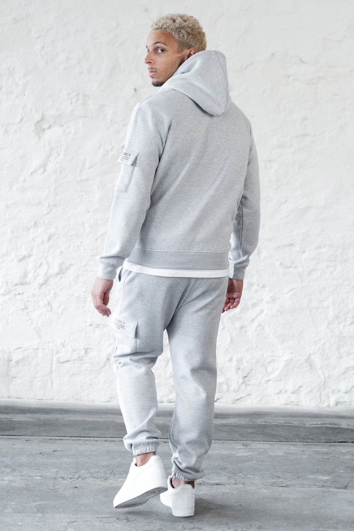 BOURNE TRACKSUIT - GREY MARL