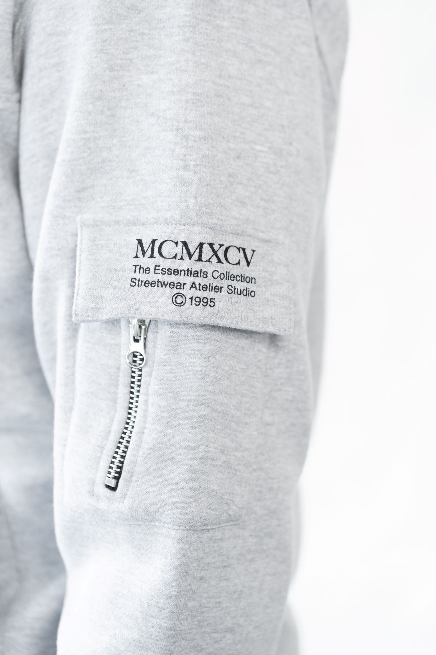 BOURNE HOODIE - GREY MARL