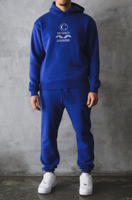 CABLE TRACKSUIT - BLUE