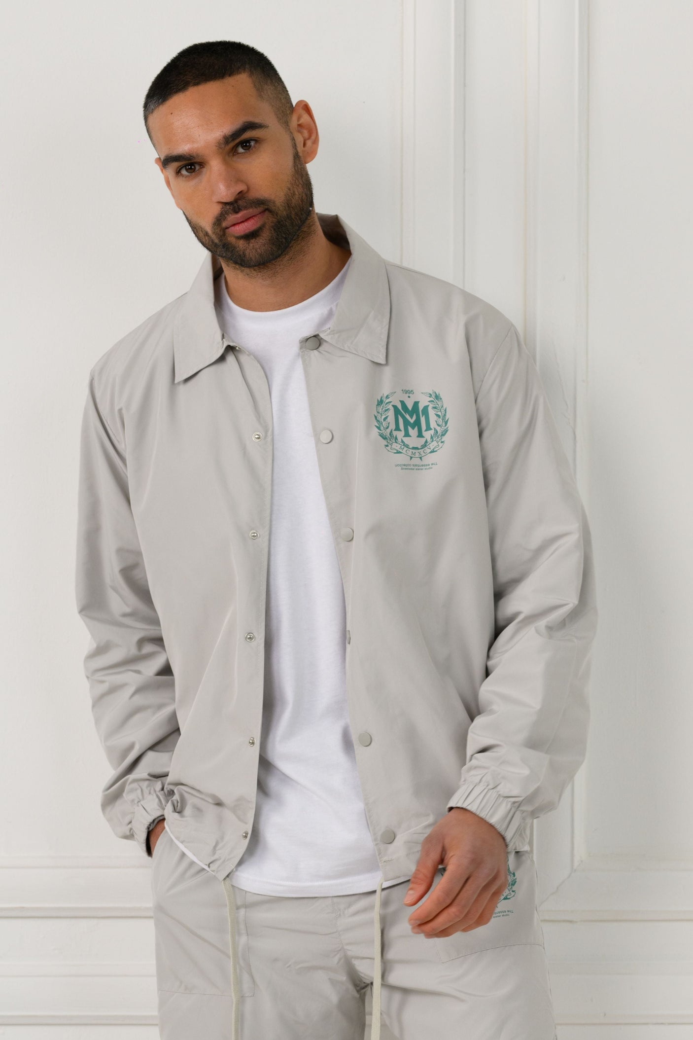 CARTER COACH JACKET  - GREY