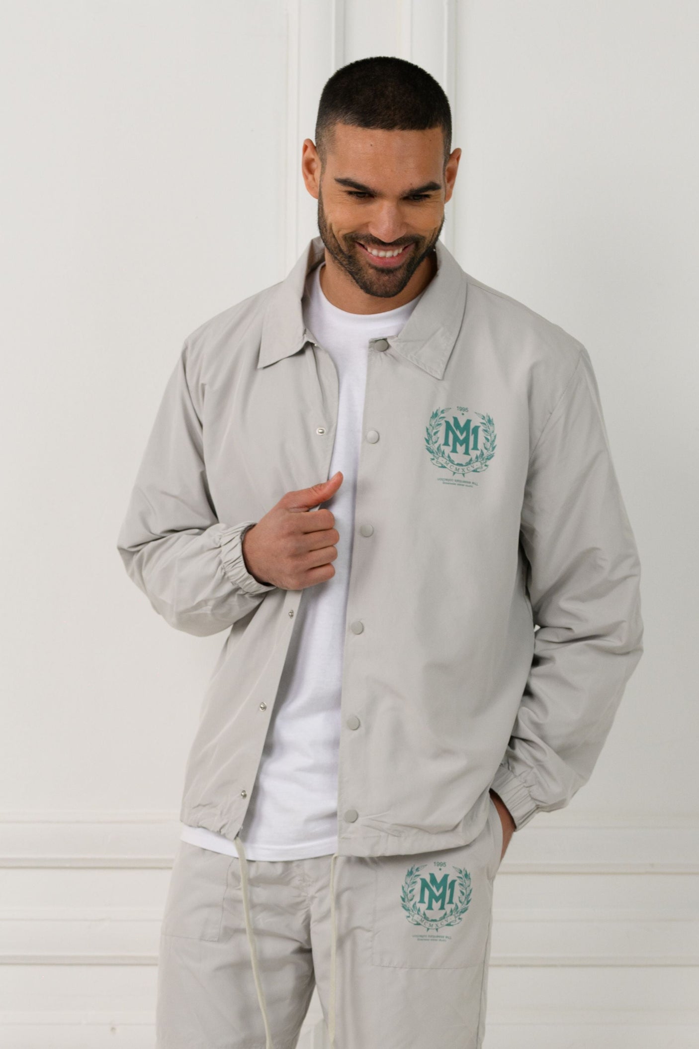 CARTER COACH JACKET  - GREY