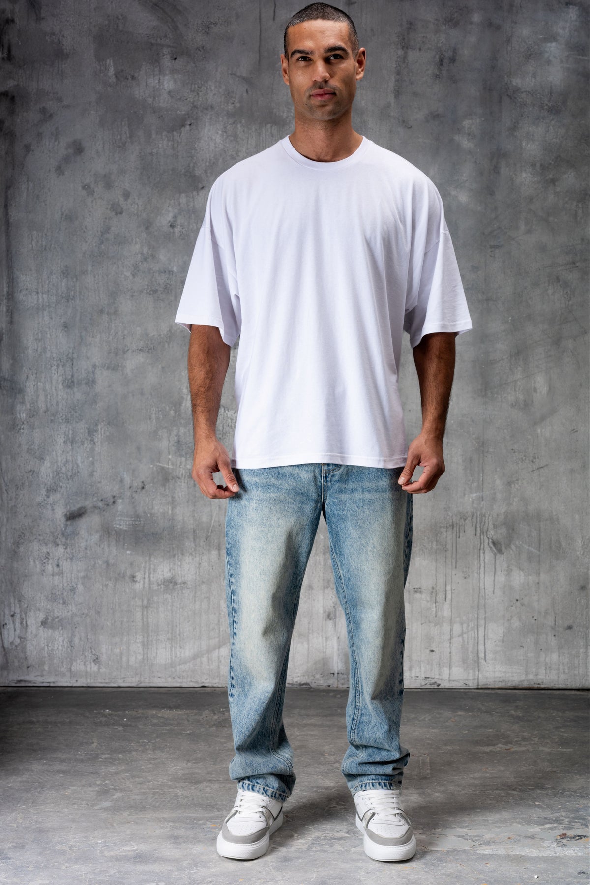 CLUB Premium Washed Denim Jeans - BLUE