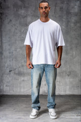 CLUB Premium Washed Denim Jeans - BLUE