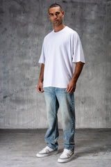 CLUB Premium Washed Denim Jeans - BLUE