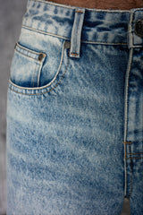 CLUB Premium Washed Denim Jeans - BLUE