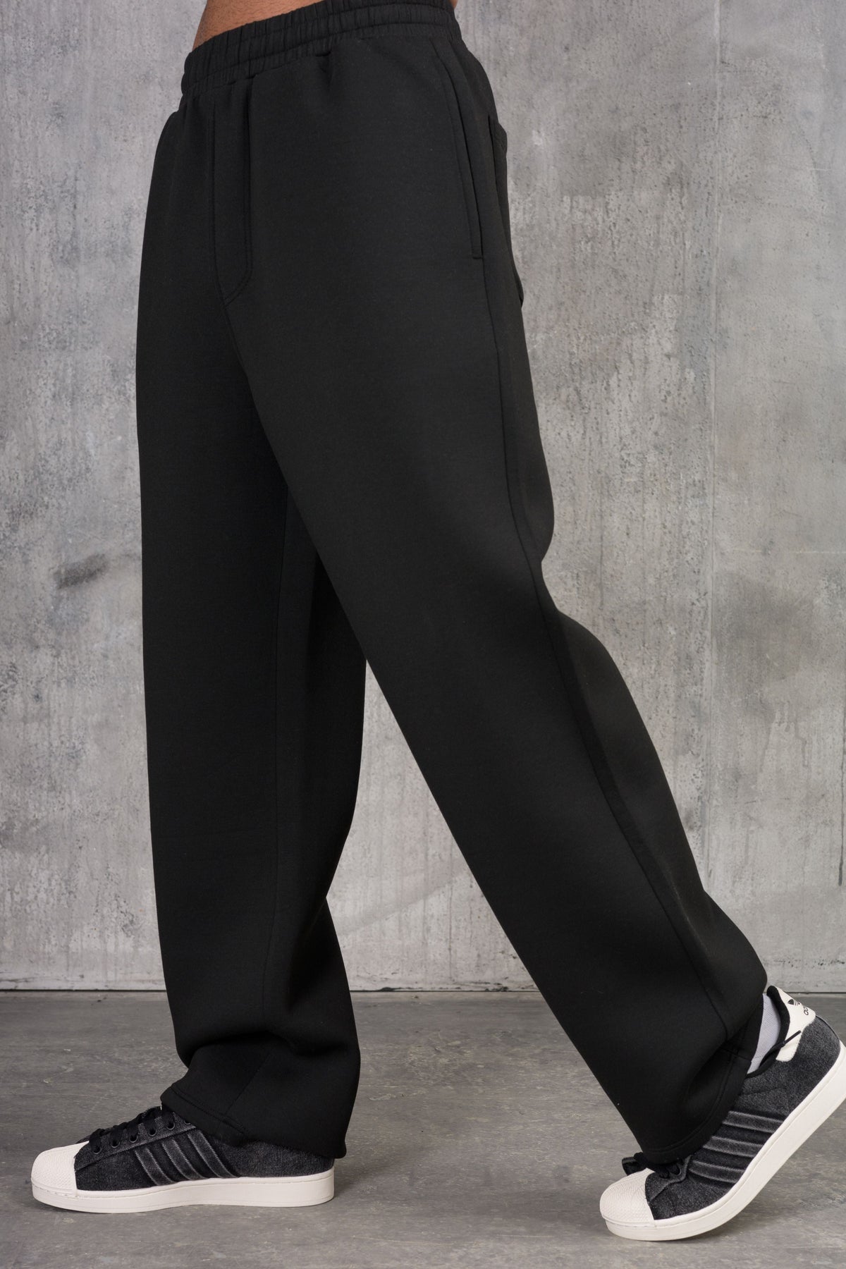 CLUB EDIT PREMIUM  SCUBA FULL ZIP TRACKSUIT - BLACK