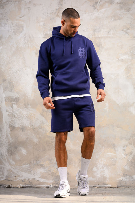 CLUB HOODY TEE & SHORT SET - BLUE