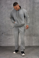 CLUB EDIT PREMIUM TRACKSUIT & T-SHIRT SET - WASHED GREY