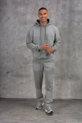 CLUB EDIT PREMIUM TRACKSUIT & T-SHIRT SET - WASHED GREY