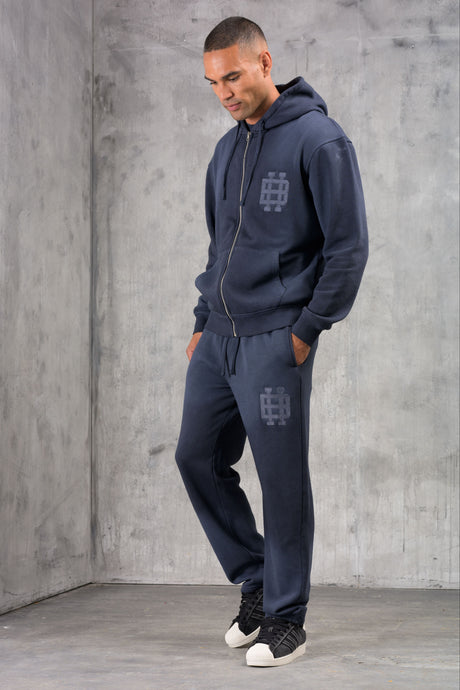 CLUB EDIT PREMIUM TRACKSUIT & T-SHIRT SET - WASHED NAVY