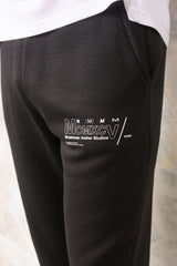 COBRA CUFFED JOGGERS - BLACK