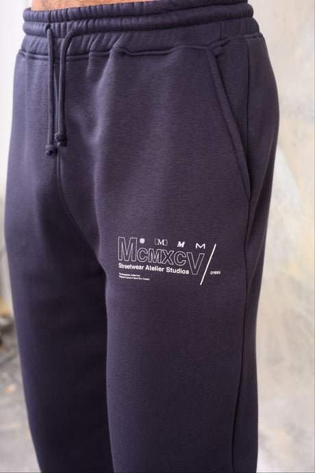 COBRA CUFFED JOGGERS - NAVY