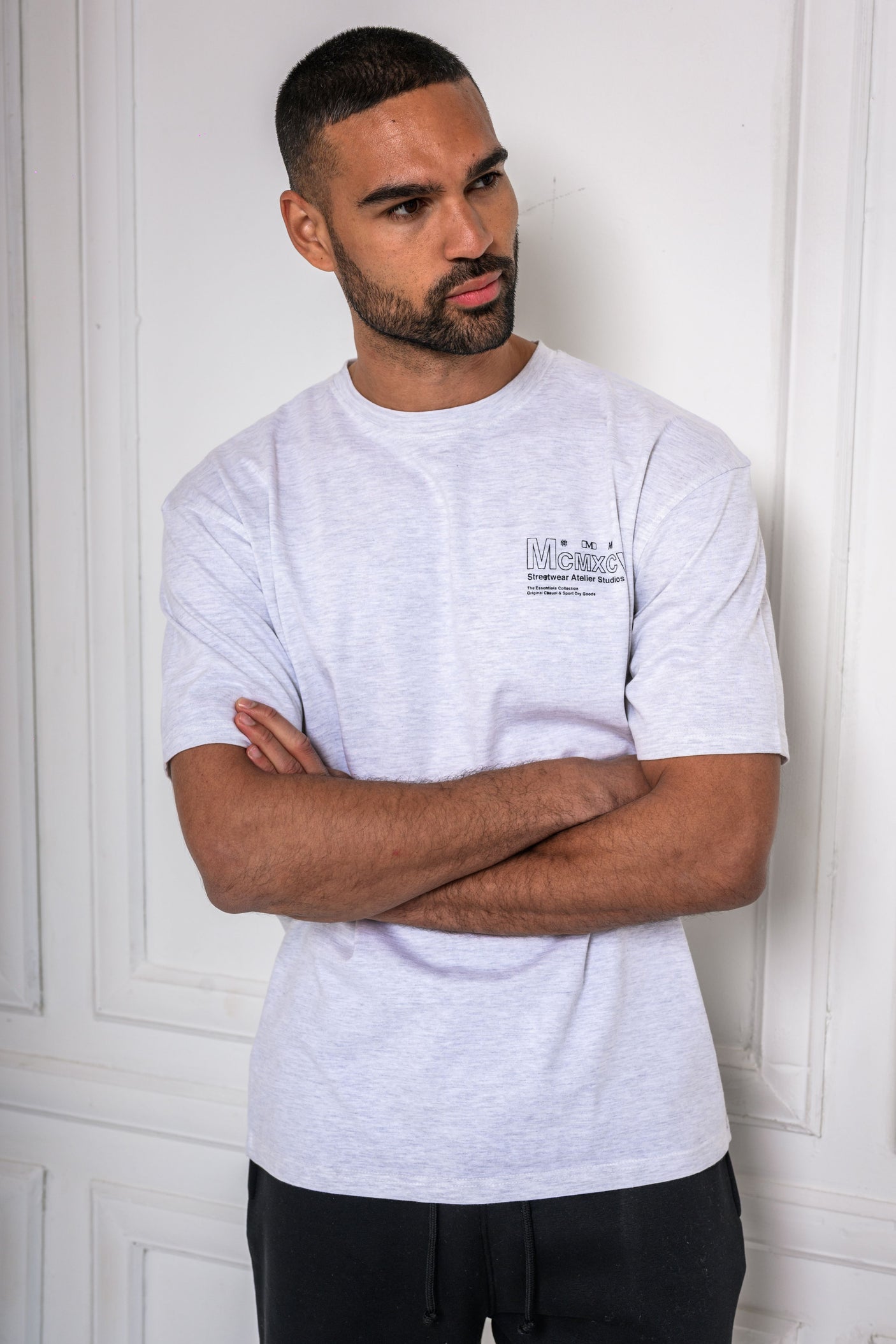 COBRA T-SHIRT - GREY MARL