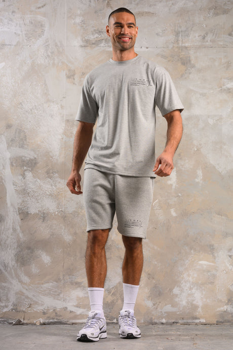 COBRA TEE  - GREY MARL
