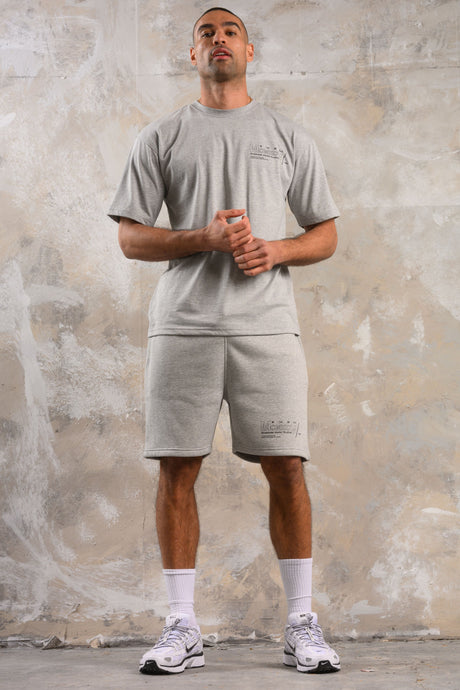 COBRA TEE  - GREY MARL
