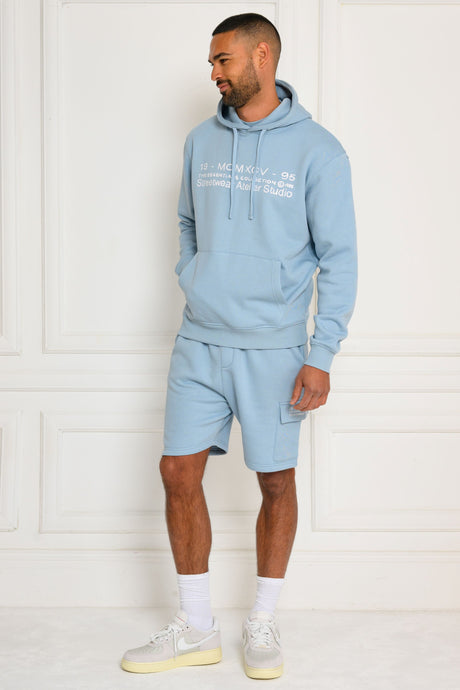 COLE FLEECE SHORT - SKY