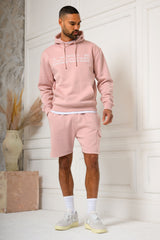 COLE HOODY & SHORT SET - PINK
