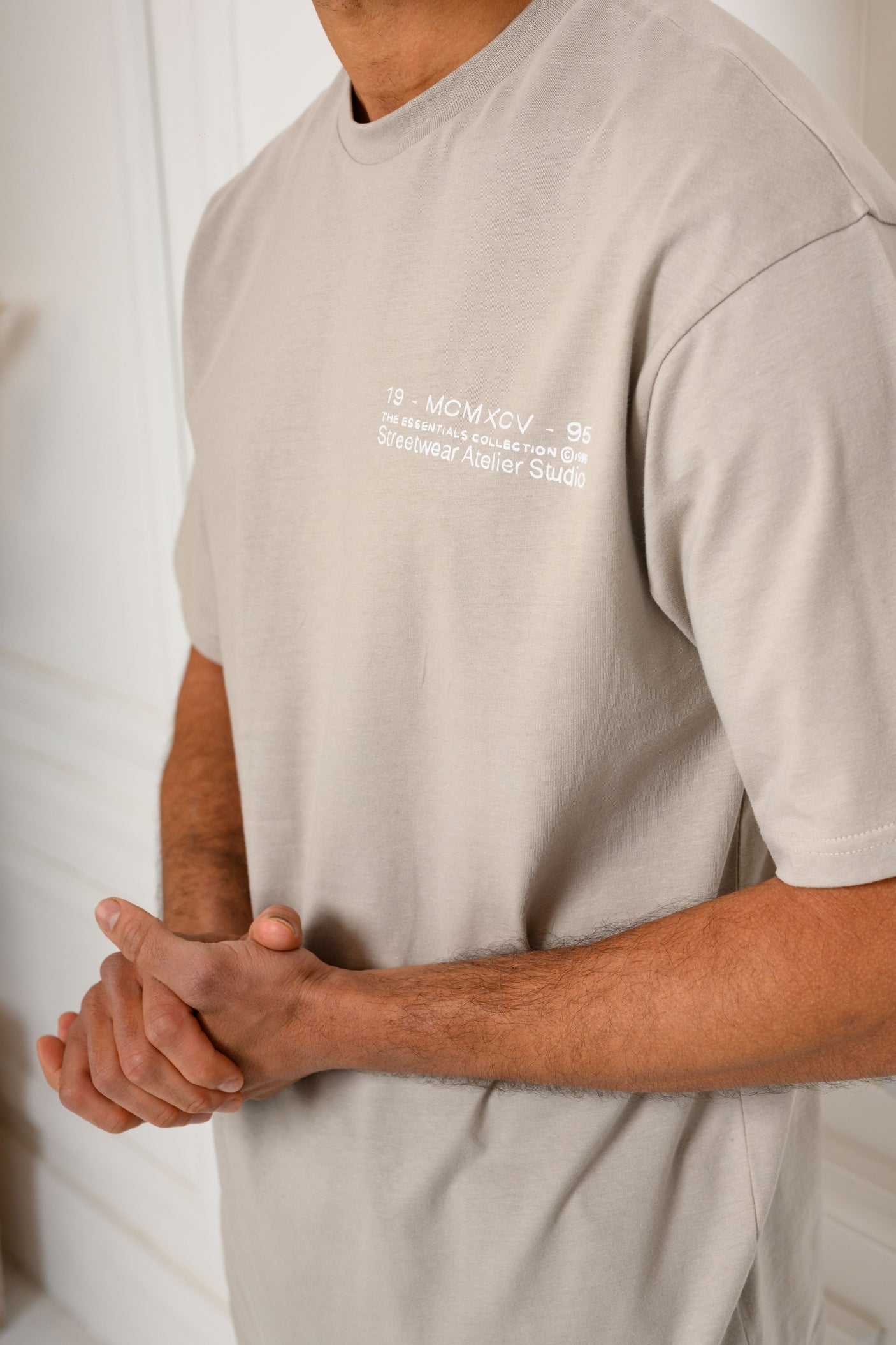 COLE T-SHIRT - ICE GREY