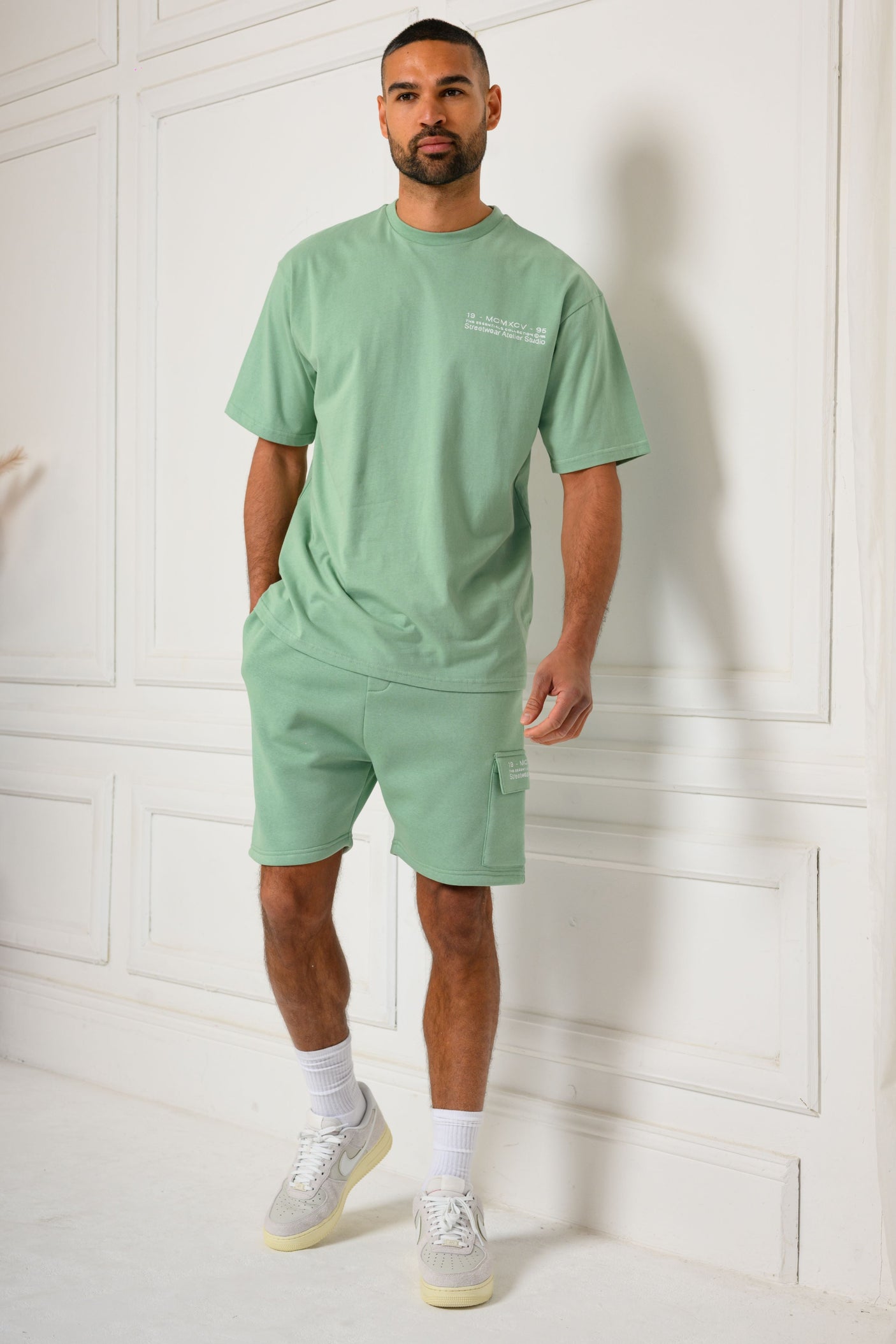 COLE T-SHIRT - SAGE